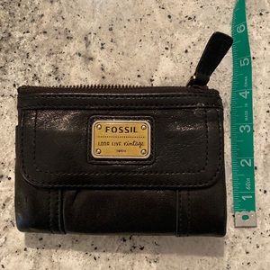 Fossil leather wallet